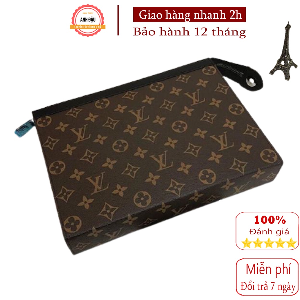Ví cầm tay - Túi Cluth Hàng Fullbox - Ví dự tiệc Nam & Nữ có thể sử dụng