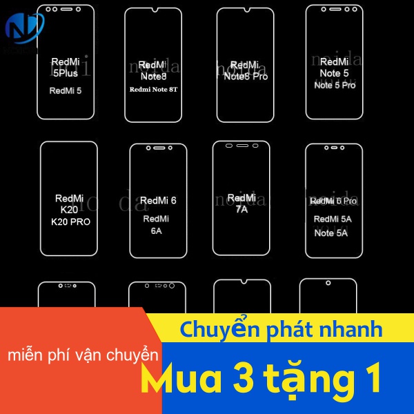 Kính cường lực bảo vệ màn hình cho Xiaomi MI F2 9X 9T K20 Pro Mix 3 5G Redmi Note 7 8 9 9A 9i Y3 X Pro 2 SE Prime