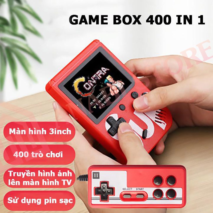 Máy Chơi Game Cầm Tay Cổ Điển Tích Hợp 400 Game Chất Lượng Cao ANABI