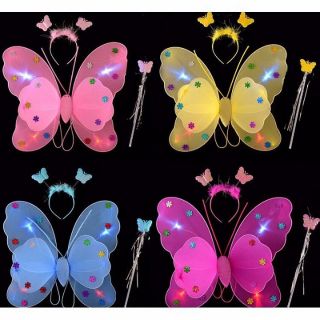 Set bộ cánh bướm chớp đèn cho bé