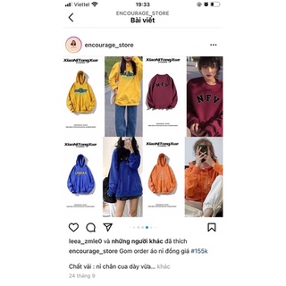 Áo nỉ sweater form rộng