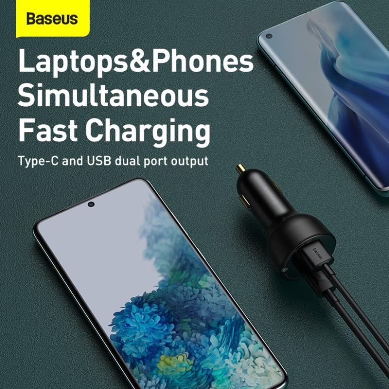 Đầu Sạc Kỹ Thuật Số Baseus Cao Cấp Cho Iphone Samsung AFC XiaoMi Huawei FCP 100W_TOPBUY24HMall