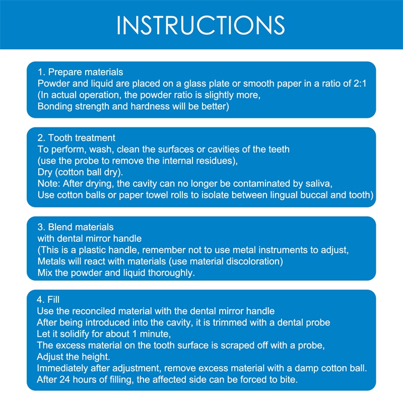 Hộp 10 Răng Giả Có Thể Gấp Gọn Tiện Lợi