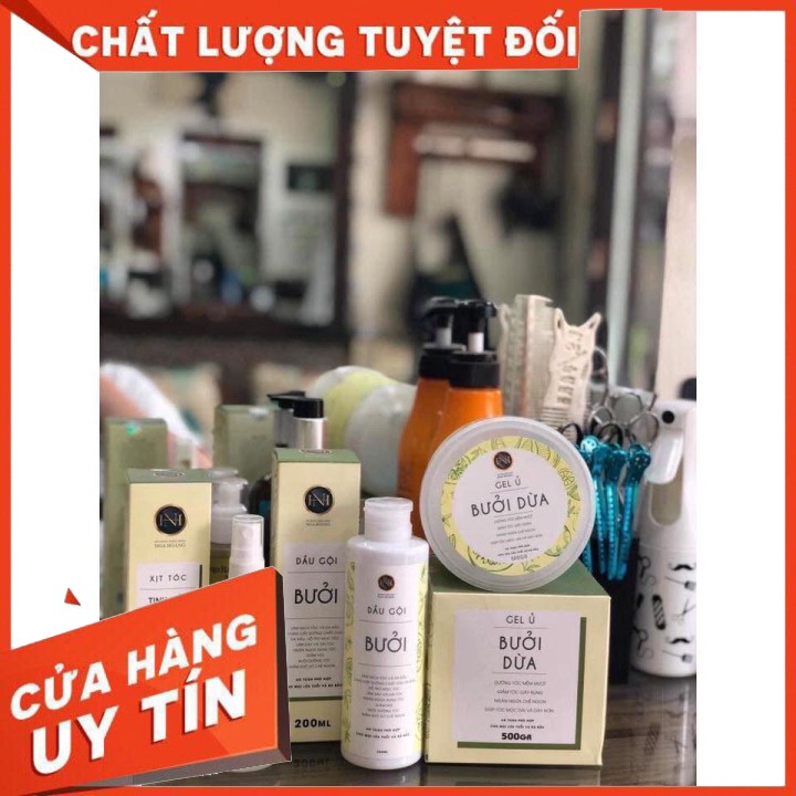 Bộ Bưởi Nga Hoàng 4 món (Dầu gội+Tinh Dầu+Gel ủ bưởi+Gel mi) | BigBuy360 - bigbuy360.vn