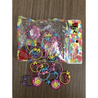 Thu cột tóc nhiều màu cho bé ( set 10) - 1 set 5 sợi dây