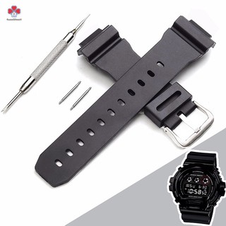 Dây đeo silicone thay thế cho đồng hồ G Shock DW-6900 kèm phụ kiện