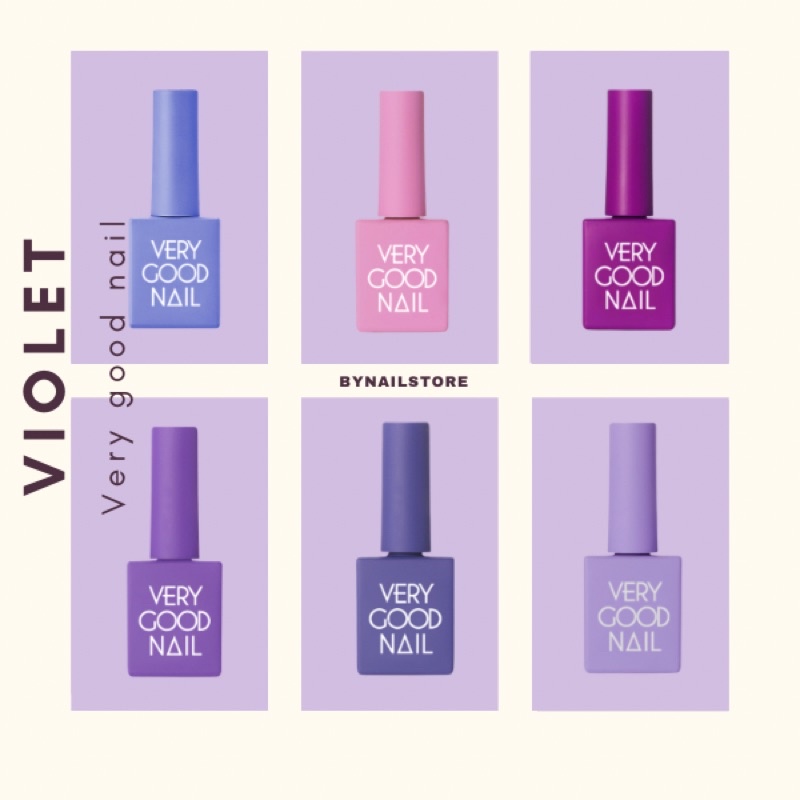 [Very good nail] Sơn gel cao cấp Hàn Quốc tone màu tím (1pcs)