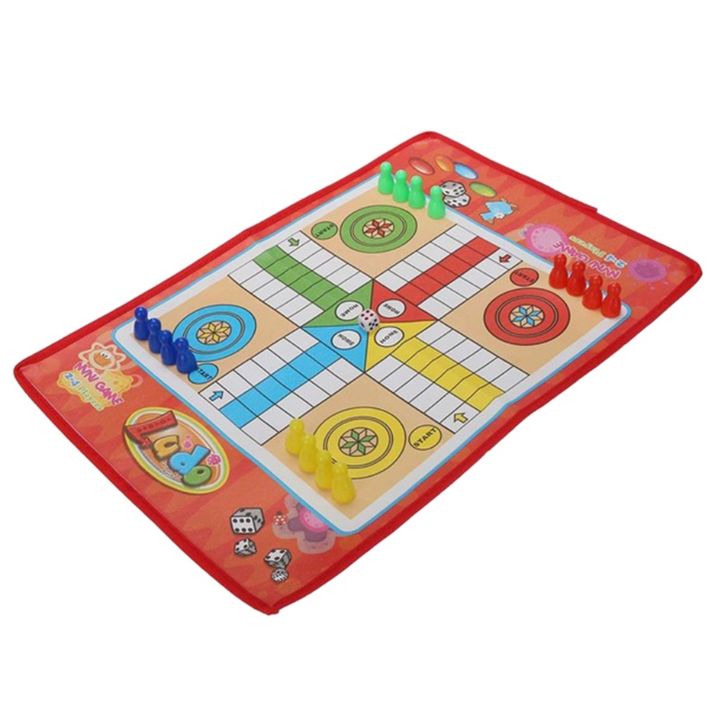 SUN Flying Chess Carpet Parent-child Game Creeping Non-woven Mat Kids Aeroplane Chess Rug Party Board Game Modern Ludo