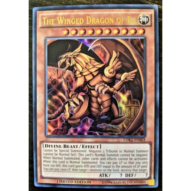 Thẻ bài YUGIOH - The Winged Dragon of Ra - LDK2-ENS03 - Ultra Rare