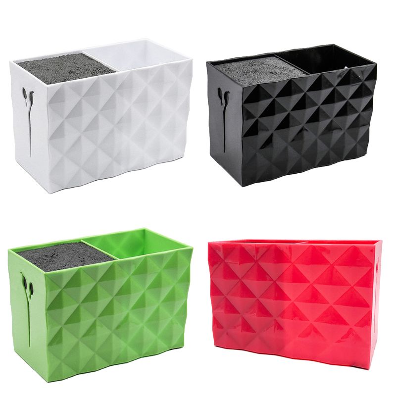 Hộp Nhựa Đựng Kéo Cắt Tóc Hai Hàng Chuyên Dụng Cho Salon