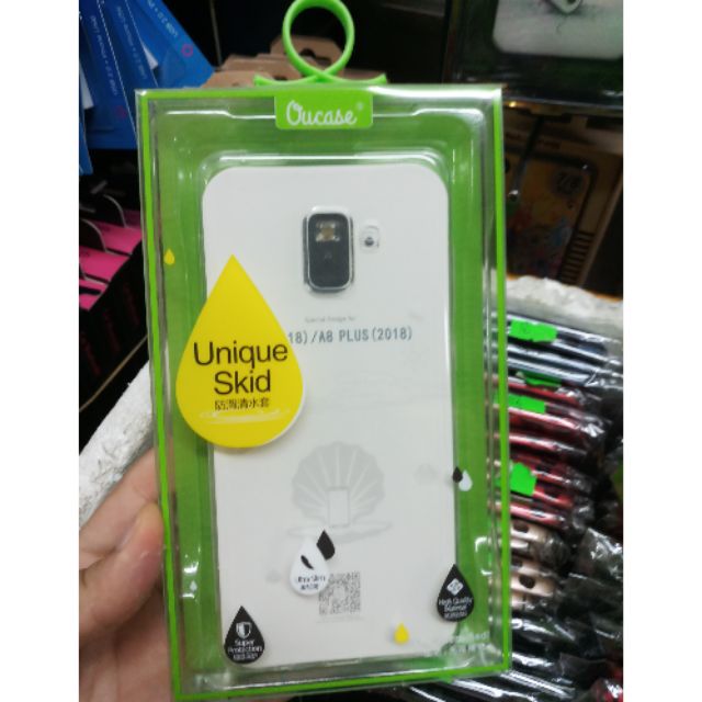 Ốp dẻo Vu Case cho Samsung A8 Plus 2018 trong suốt