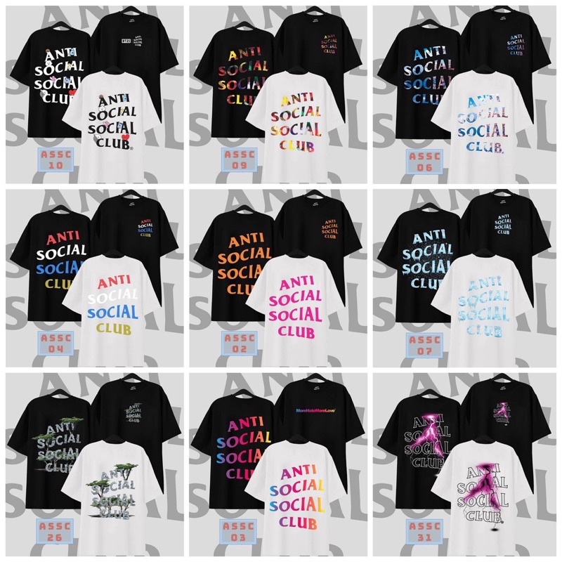 Áo thun Anti Social Social Club - ASSC Cotton 2 chiều dày xịn - Streetwears SG