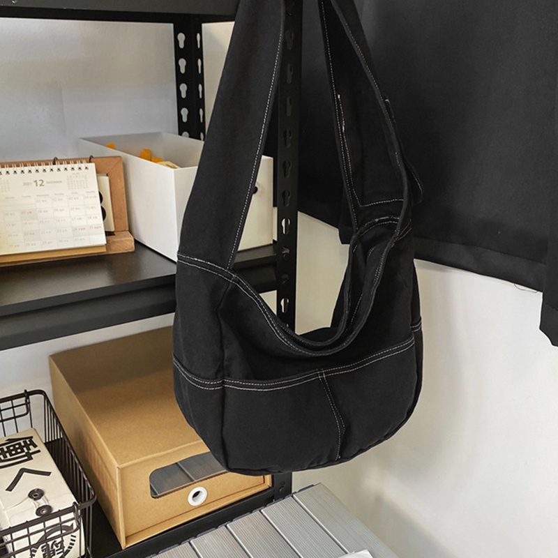 Túi xách canvas IELGY sức chứa lớn phong cách đơn giản thời trang cho nữ
