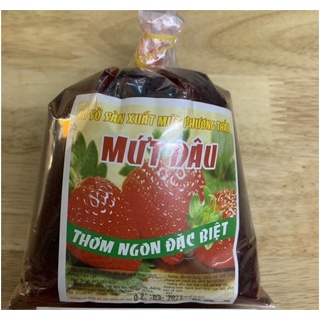 500g mứt dâu tây Đà lạt pha nước