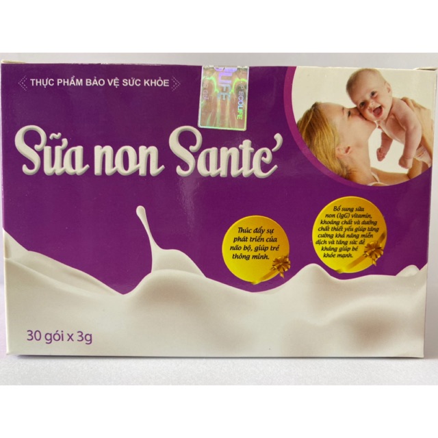 Sữa Non Sante’ hộp 30 gói x 3g (date mới)