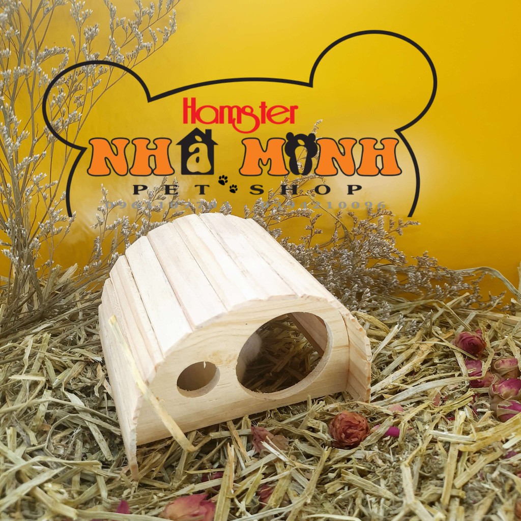 Nhà ngủ gỗ nhỏ cho Hamster