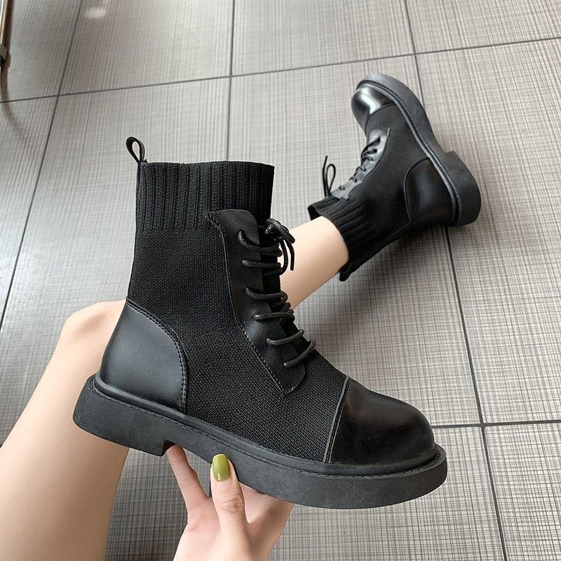 Giày boot nữ da PU cá tính cực xinh ulzzang G09 - Có ảnh thật
