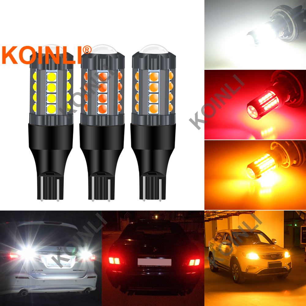 Bóng đèn LED T15 W16W 921 920 912 23SMD 3030 Canbus T15 siêu sáng dùng làm đèn phanh/đèn xi nhan/đèn đuôi xe mô tô
