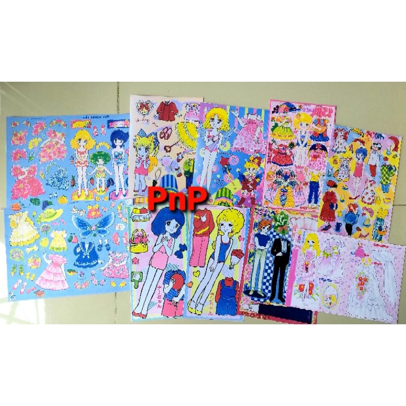 Set 8 mẫu búp bê giấy mã 2673