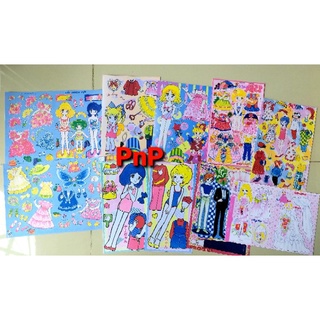 Set 8 mẫu búp bê giấy mã 2673