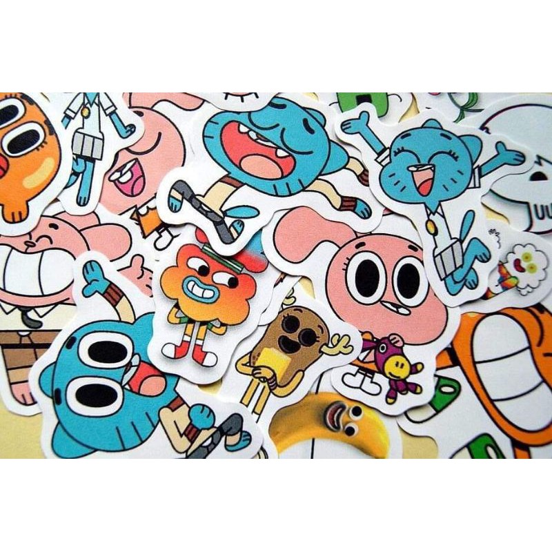 10-50 hình sticker gumball decal(random hình)