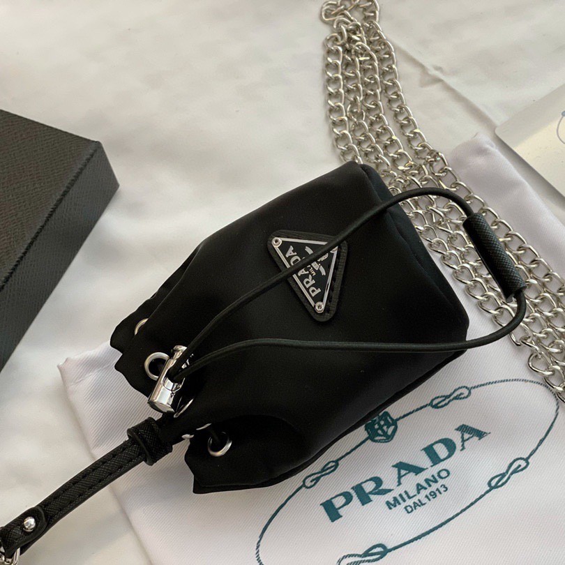 Túi PRADA 🎉 FREESHIP 🎉 Túi Xách Mini Dây Rút Kích Thước13x12x8cm Thời Trang Quảng Châu 2021