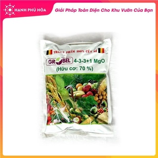 Phân Hữu Cơ Bỉ GROBEL (4-3-3+1 MgO) 2kg/ Gói- Cung Cấp Dinh Dưỡng Cho Cây Trồng, Cải Tạo Đất, Phát Triển Rễ