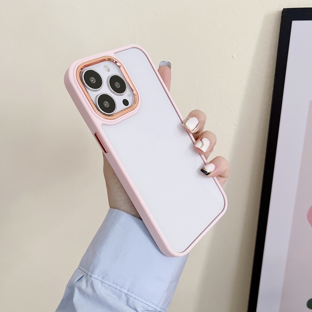 Ốp Điện Thoại Trong Suốt Chống Sốc Bảo Vệ Camera Cho IPhone 13 12 11 Pro Max
