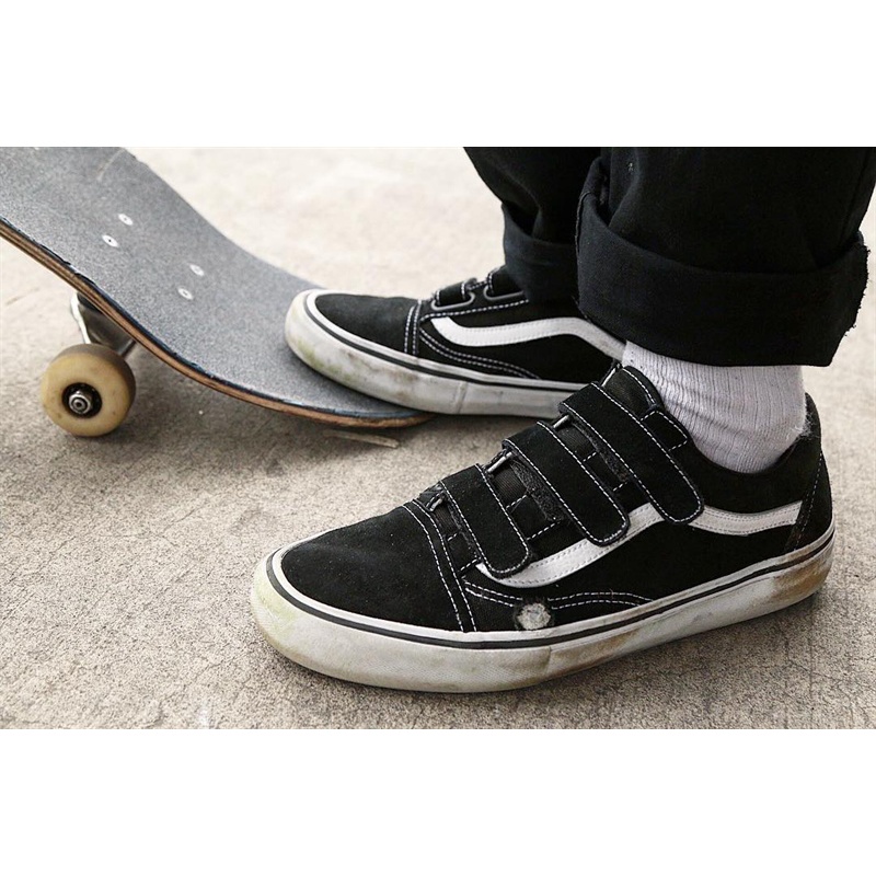 Vans Old Skool V Strap Black/White