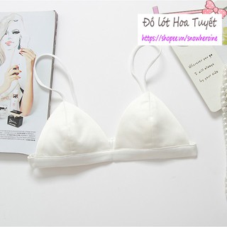 Áo lót mút mỏng vải satin trơn