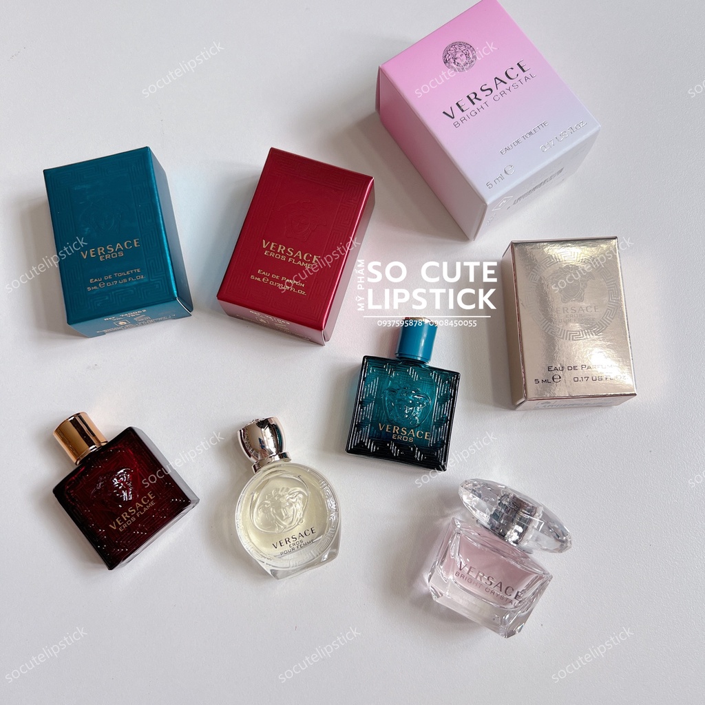 Nước Hoa Veersace Eros Flame - Pour Femme - EDT For Men 5ml