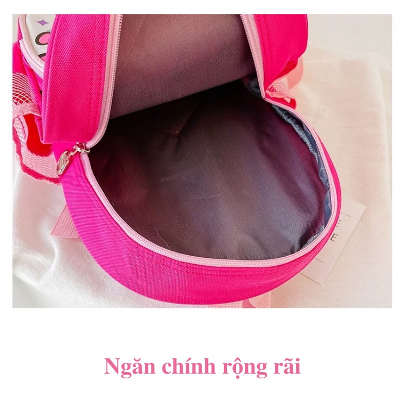 Balo trẻ em, ba lô Unicorn cho bé đi học mẫu giáo mầm non chất liệu cao cấp Xu Xu Kids