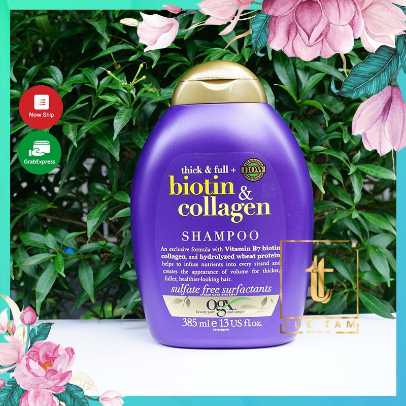 Dầu Gội Biotin & Collagen Chống Rụng Gẫy Tóc - Thick &Full Biotin Collagen 385ml