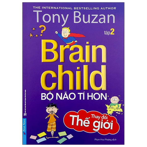 Sách Combo 2 quyển Tony Buzan - Brain Child (Bộ não tí hon Cái nôi của thiên tài + Thay đổi thế giới)