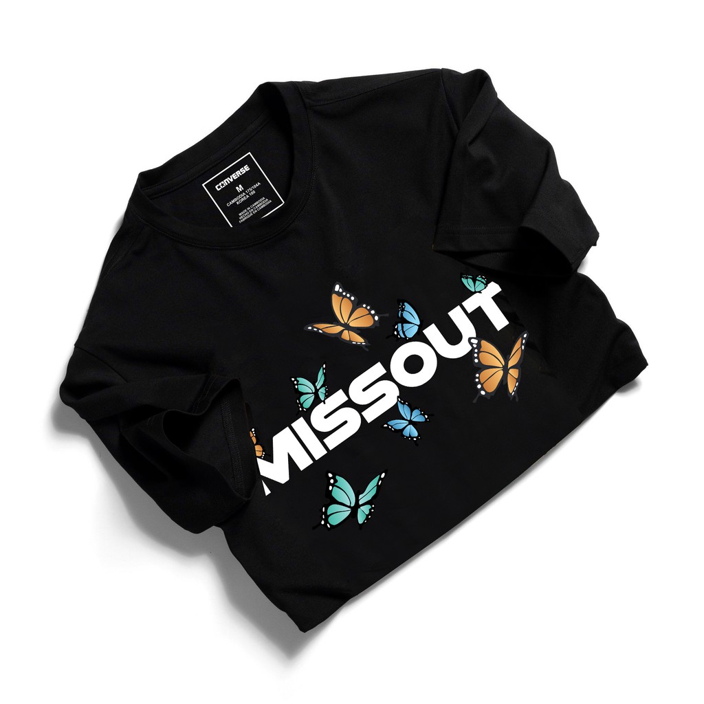 Áo Thun In Chữ Missout form rộng dáng Unisex