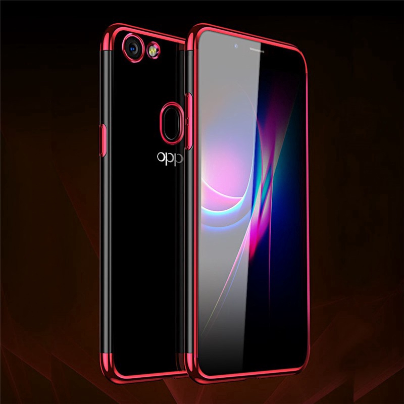 Ốp lưng siêu mỏng trong suốt 3 trong 1 cho OPPO F9 F7 F7 Youth A3S