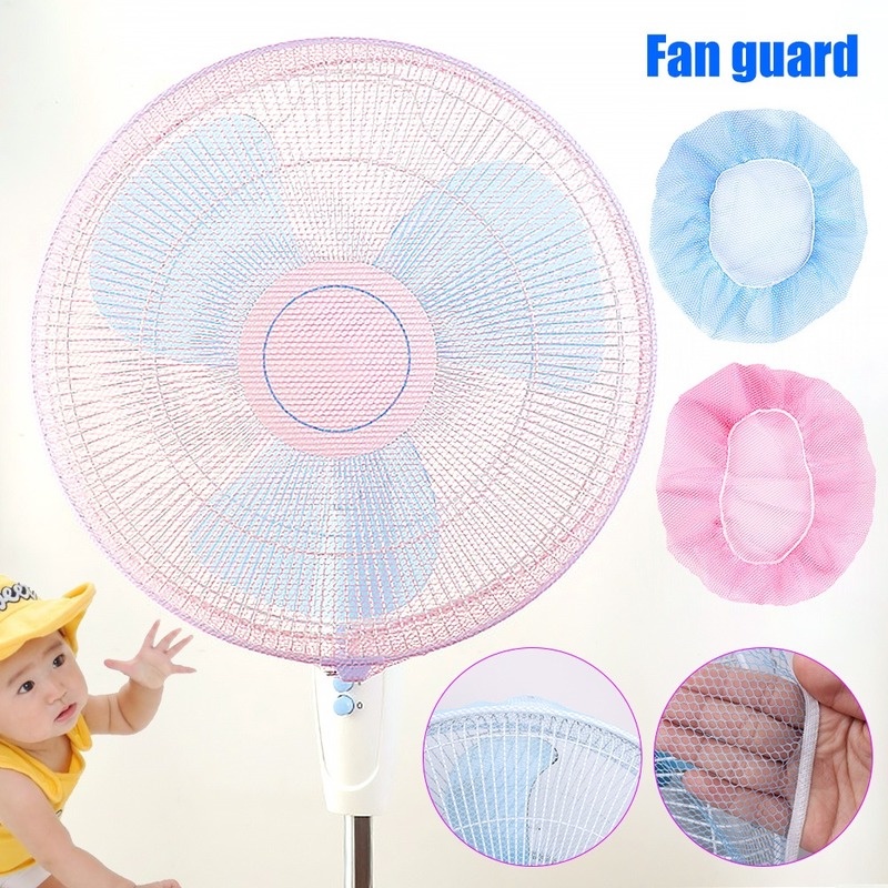 Vỏ Lưới Nylon Bọc Quạt Điện Tròn Bảo Vệ Ngón Tay Chống Bụi Chống Rung
