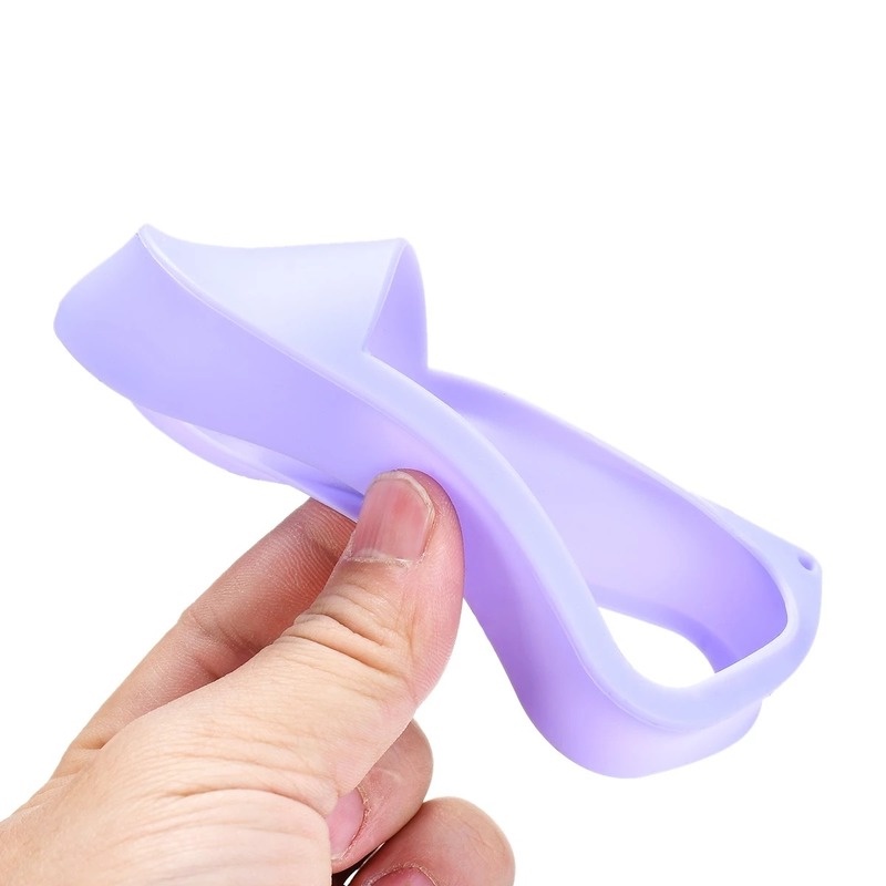 Vỏ bảo vệ chai xịt nước mini bằng silicon nhiều màu sắc kèm móc khóa