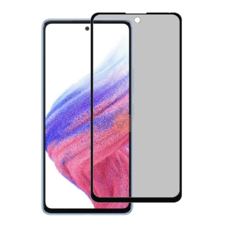 Kính cường lực Samsung A53 5G nhám Chống vân tay/ Chống nhìn trộm/ Full màn hình/ Không viền màu/ Ốp trong chống sốc