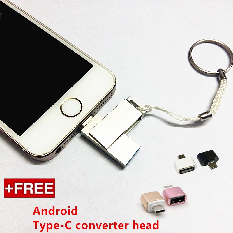 Usb Kim Loại Chống Nước Cho Iphone / Ipad / Ipod / Pc / Mac Hd