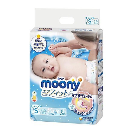 Bỉm Moony FREESHIP Moony Nội Địa Nhật Chính Hãng Cộng Miếng/Natural Đủ Dòng Dán/Quần Đủ Size NB96/S90/M68/L58/L50/XL44