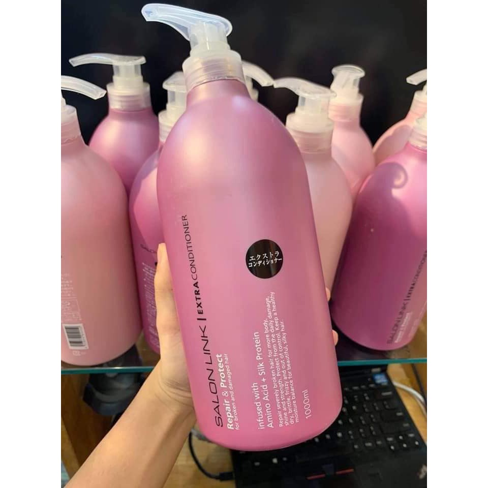 Bộ dầu gội-xả SALON LINK EXTRA 1000ml