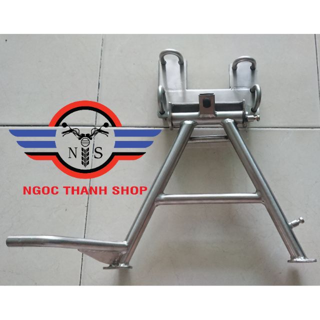 Chân chống đứng Inox  GZ, GZ125, GZ125HS, GZ150 GZ150A