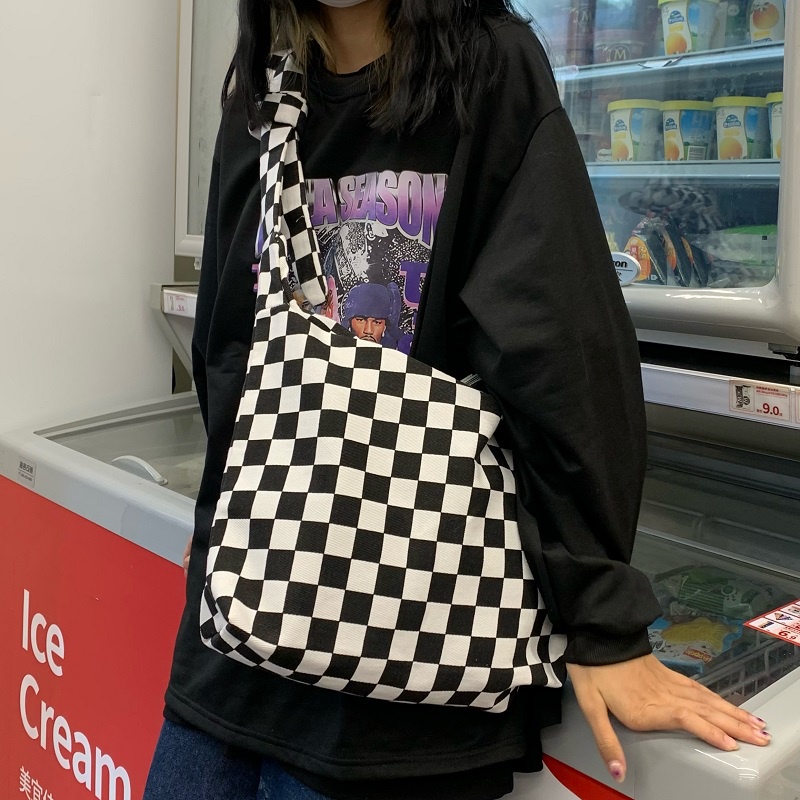 Túi đeo vai bằng vải canvas phong cách đơn giản 19537 | BigBuy360 - bigbuy360.vn