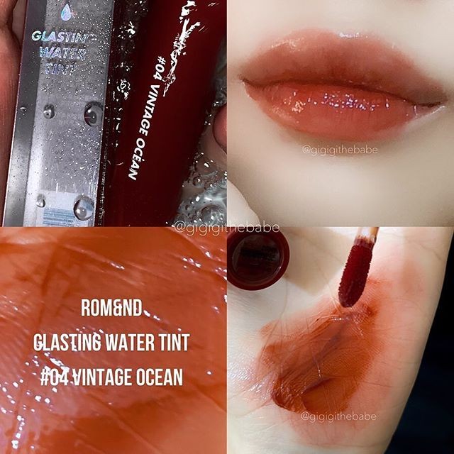 Son Romand Glasting Water Tint #04 Vintage Ocean - Màu đỏ gạch | BigBuy360 - bigbuy360.vn