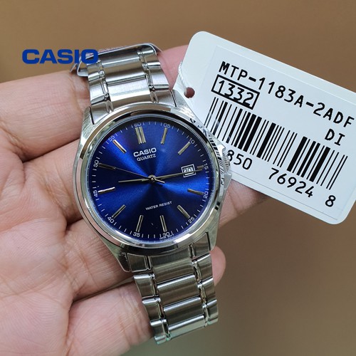 Đồng hồ nam CASIO MTP-1183A-2ADF chính hãng - Bảo hành 1 năm, Thay pin miễn phí