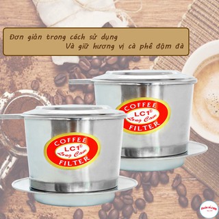 [Mã LIFEHOT10K giảm 10K đơn 20K] Phin Pha CaFe Lưới Vặn Inox Long Cam Với Thiết Kế Lưới Có Phần Ốc Vặn - br00444