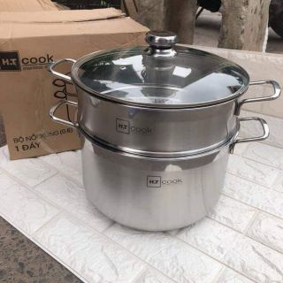 2 bộ nồi xửng hấp size 28cm ht-cook