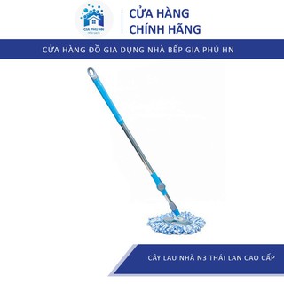 Cây Lau Nhà 🔥 𝑿𝒂̉ 𝑲𝒉𝒐 🔥 Cây lau nhà 360 độ inox cao cấp mẫu mới N3 Thái Lan