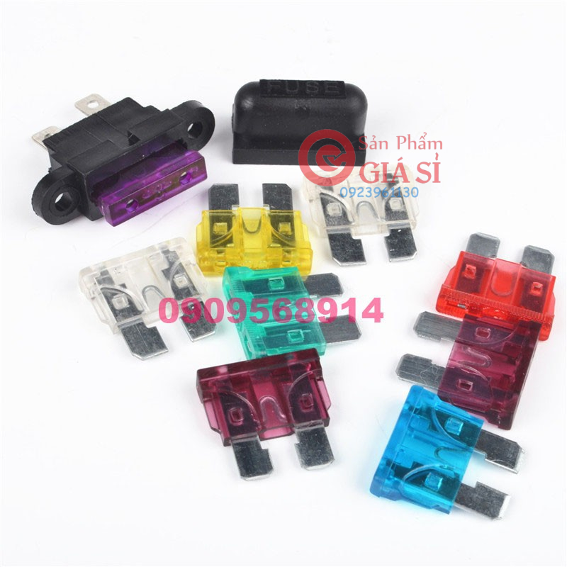 Bộ cầu chì dùng xe máy ô tô ❤️freeship❤️